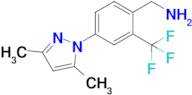 [4-(3,5-dimethyl-1h-pyrazol-1-yl)-2-(trifluoromethyl)phenyl]methanamine