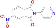 5-Nitro-2-(pyridin-4-yl)-2,3-dihydro-1h-isoindole-1,3-dione