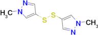 1-Methyl-4-[(1-methyl-1h-pyrazol-4-yl)disulfanyl]-1h-pyrazole