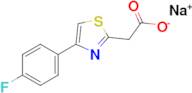 Sodium 2-[4-(4-fluorophenyl)-1,3-thiazol-2-yl]acetate