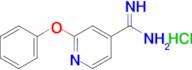 2-Phenoxypyridine-4-carboximidamide hydrochloride