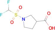 1-Difluoromethanesulfonylpyrrolidine-3-carboxylic acid