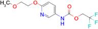 2,2,2-Trifluoroethyl n-[6-(2-methoxyethoxy)pyridin-3-yl]carbamate