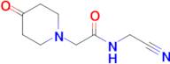 n-(Cyanomethyl)-2-(4-oxopiperidin-1-yl)acetamide