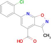 6-(2-Chlorophenyl)-3-methyl-[1,2]oxazolo[5,4-b]pyridine-4-carboxylic acid