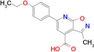 6-(4-Ethoxyphenyl)-3-methyl-[1,2]oxazolo[5,4-b]pyridine-4-carboxylic acid