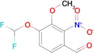 4-(Difluoromethoxy)-3-methoxy-2-nitrobenzaldehyde