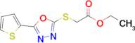 Ethyl 2-{[5-(thiophen-2-yl)-1,3,4-oxadiazol-2-yl]sulfanyl}acetate
