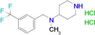 n-Methyl-n-{[3-(trifluoromethyl)phenyl]methyl}piperidin-4-amine dihydrochloride