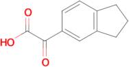 2-(2,3-Dihydro-1h-inden-5-yl)-2-oxoacetic acid