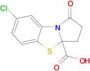 7-Chloro-2,3-dihydro-1-oxopyrrolo[2,1-b]benzothiazole-3a(1H)-carboxylic acid