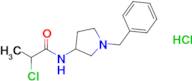 n-(1-Benzylpyrrolidin-3-yl)-2-chloropropanamide hydrochloride