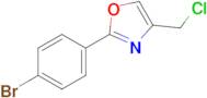 2-(4-Bromophenyl)-4-(chloromethyl)-1,3-oxazole