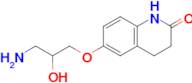 6-(3-Amino-2-hydroxypropoxy)-1,2,3,4-tetrahydroquinolin-2-one