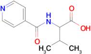 3-Methyl-2-(pyridin-4-ylformamido)butanoic acid