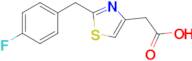 2-{2-[(4-fluorophenyl)methyl]-1,3-thiazol-4-yl}acetic acid