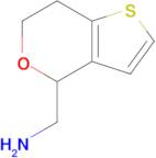 4h,6h,7h-Thieno[3,2-c]pyran-4-ylmethanamine