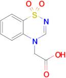 2-(1,1-Dioxo-4h-1,2,4-benzothiadiazin-4-yl)acetic acid