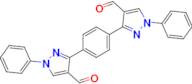 3-[4-(4-formyl-1-phenyl-1h-pyrazol-3-yl)phenyl]-1-phenyl-1h-pyrazole-4-carbaldehyde