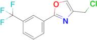 4-(Chloromethyl)-2-[3-(trifluoromethyl)phenyl]-1,3-oxazole