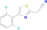 2-[4-(2,6-difluorophenyl)-1,3-thiazol-2-yl]acetonitrile