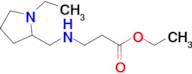 Ethyl 3-{[(1-ethylpyrrolidin-2-yl)methyl]amino}propanoate