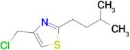 4-(Chloromethyl)-2-(3-methylbutyl)-1,3-thiazole