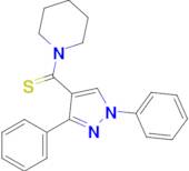 1-(1,3-Diphenyl-1h-pyrazole-4-carbothioyl)piperidine