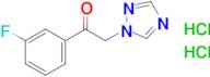 1-(3-Fluorophenyl)-2-(1h-1,2,4-triazol-1-yl)ethan-1-one dihydrochloride