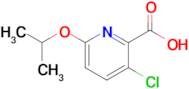 3-Chloro-6-(propan-2-yloxy)pyridine-2-carboxylic acid