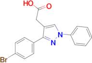 2-[3-(4-bromophenyl)-1-phenyl-1h-pyrazol-4-yl]acetic acid