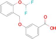 3-{[2-(difluoromethoxy)phenyl]methoxy}benzoic acid