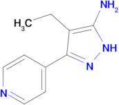 4-Ethyl-3-(pyridin-4-yl)-1h-pyrazol-5-amine