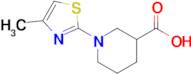 1-(4-Methyl-1,3-thiazol-2-yl)piperidine-3-carboxylic acid