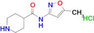 n-(5-Methyl-1,2-oxazol-3-yl)piperidine-4-carboxamide hydrochloride