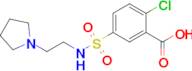 2-Chloro-5-{[2-(pyrrolidin-1-yl)ethyl]sulfamoyl}benzoic acid