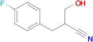 2-[(4-fluorophenyl)methyl]-3-hydroxypropanenitrile