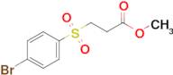 Methyl 3-(4-bromobenzenesulfonyl)propanoate