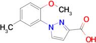 1-(2-Methoxy-5-methylphenyl)-1h-pyrazole-3-carboxylic acid