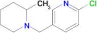 2-Chloro-5-[(2-methylpiperidin-1-yl)methyl]pyridine