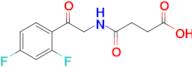 3-{[2-(2,4-difluorophenyl)-2-oxoethyl]carbamoyl}propanoic acid