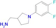 [1-(3,4-difluorophenyl)pyrrolidin-3-yl]methanamine