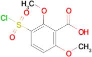 3-(Chlorosulfonyl)-2,6-dimethoxybenzoic acid