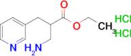 Ethyl 3-amino-2-(pyridin-3-ylmethyl)propanoate dihydrochloride