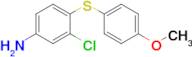 3-Chloro-4-[(4-methoxyphenyl)sulfanyl]aniline