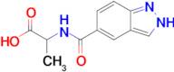 2-[(2H-indazol-5-yl)formamido]propanoic acid