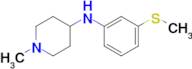 1-Methyl-n-[3-(methylsulfanyl)phenyl]piperidin-4-amine