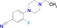 4-(4-Ethylpiperazin-1-yl)-3-fluorobenzonitrile