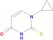 1-cyclopropyl-2-sulfanylidene-1,2,3,4-tetrahydropyrimidin-4-one