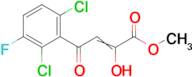 methyl 4-(2,6-dichloro-3-fluorophenyl)-2-hydroxy-4-oxobut-2-enoate